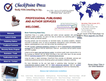 Tablet Screenshot of checkpointpress.com
